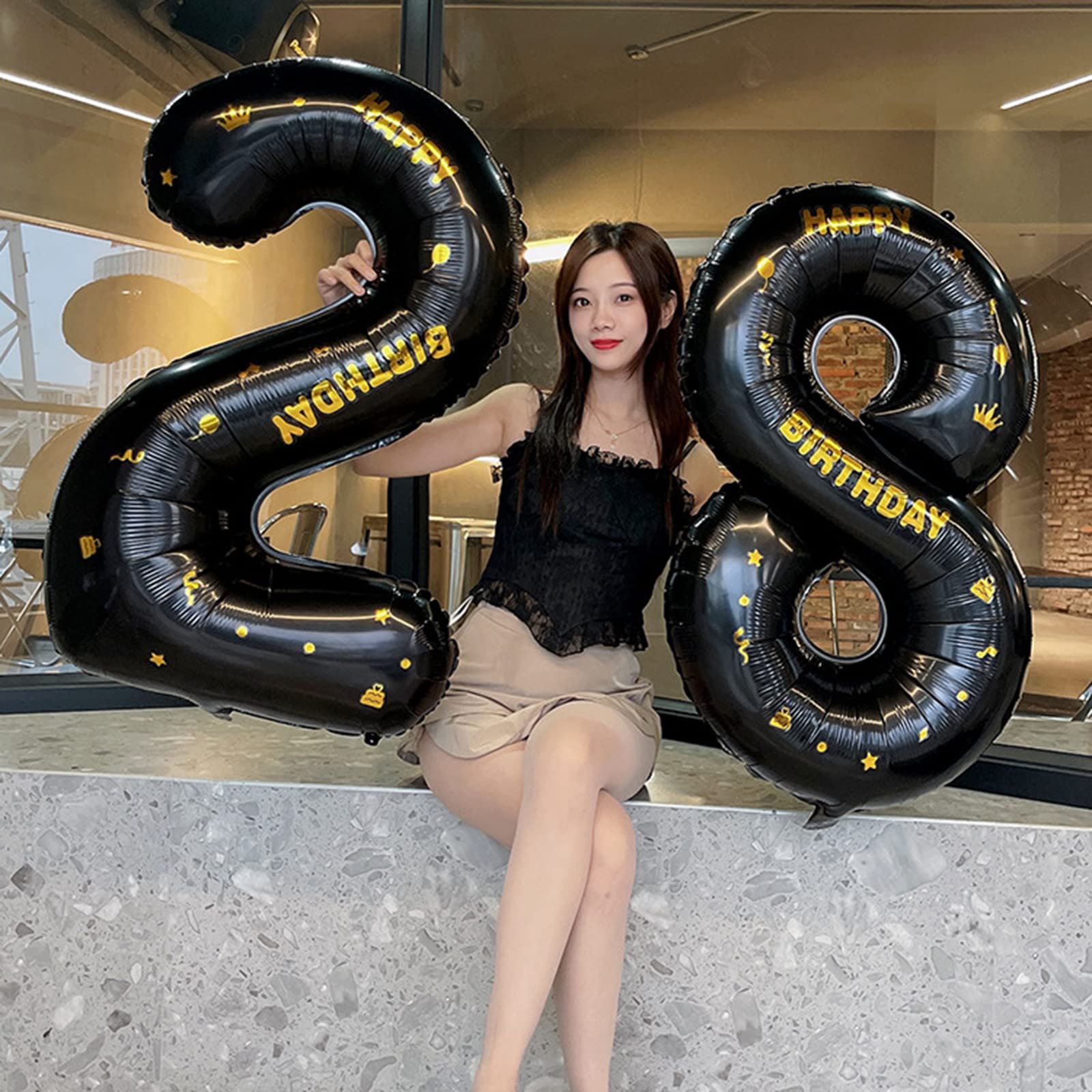 Amazon | 【LEISURE CLUB】誕生日 数字 バルーン 数字7 40インチ